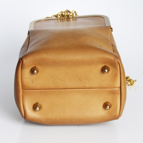 Bonnie Cashin for Coach Small Double Header Tote Bag Chain Strap Vintage 60s HTF - Picture 14 of 17